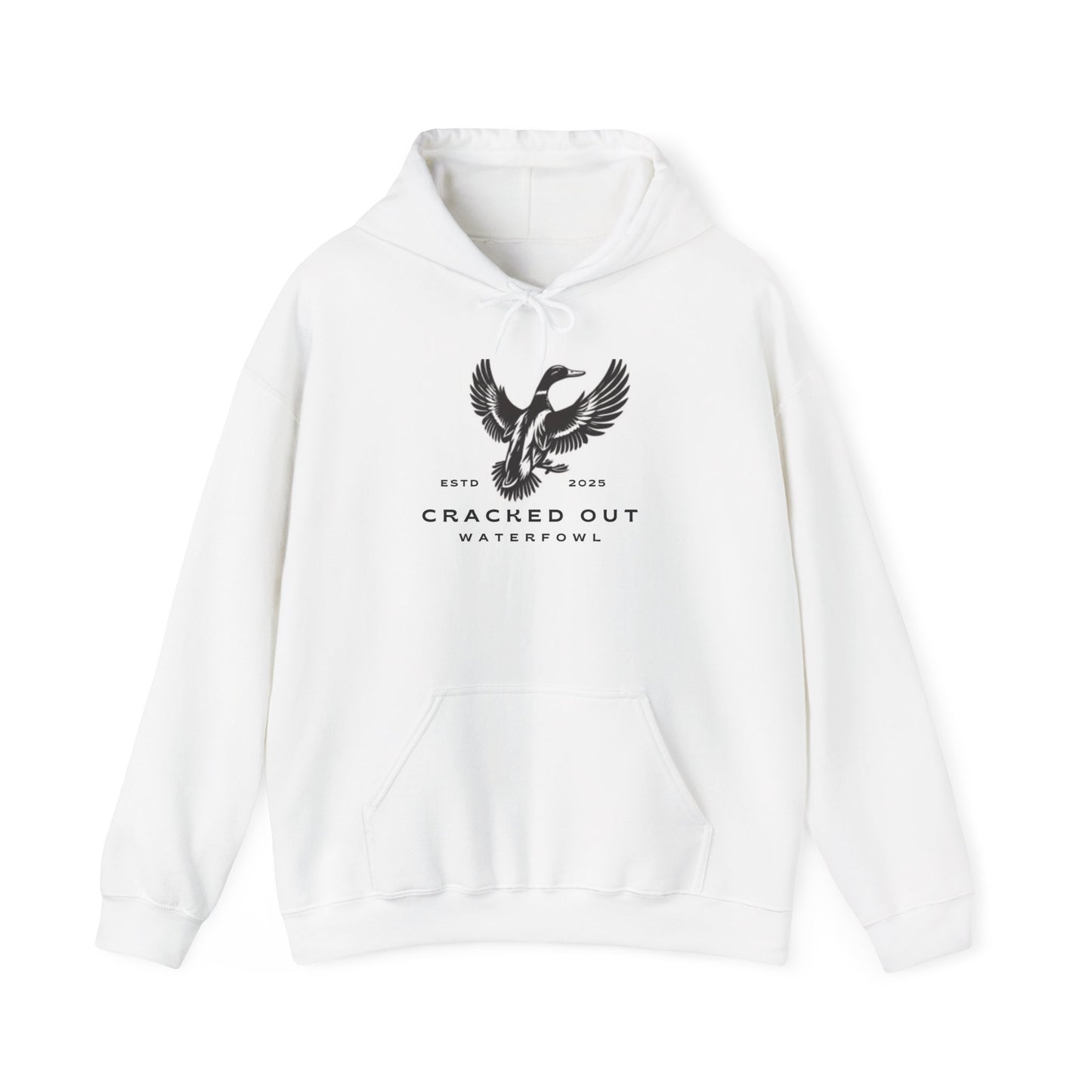 cracked out waterfowl original hoodie