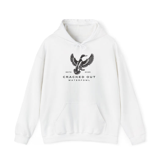 cracked out waterfowl original hoodie