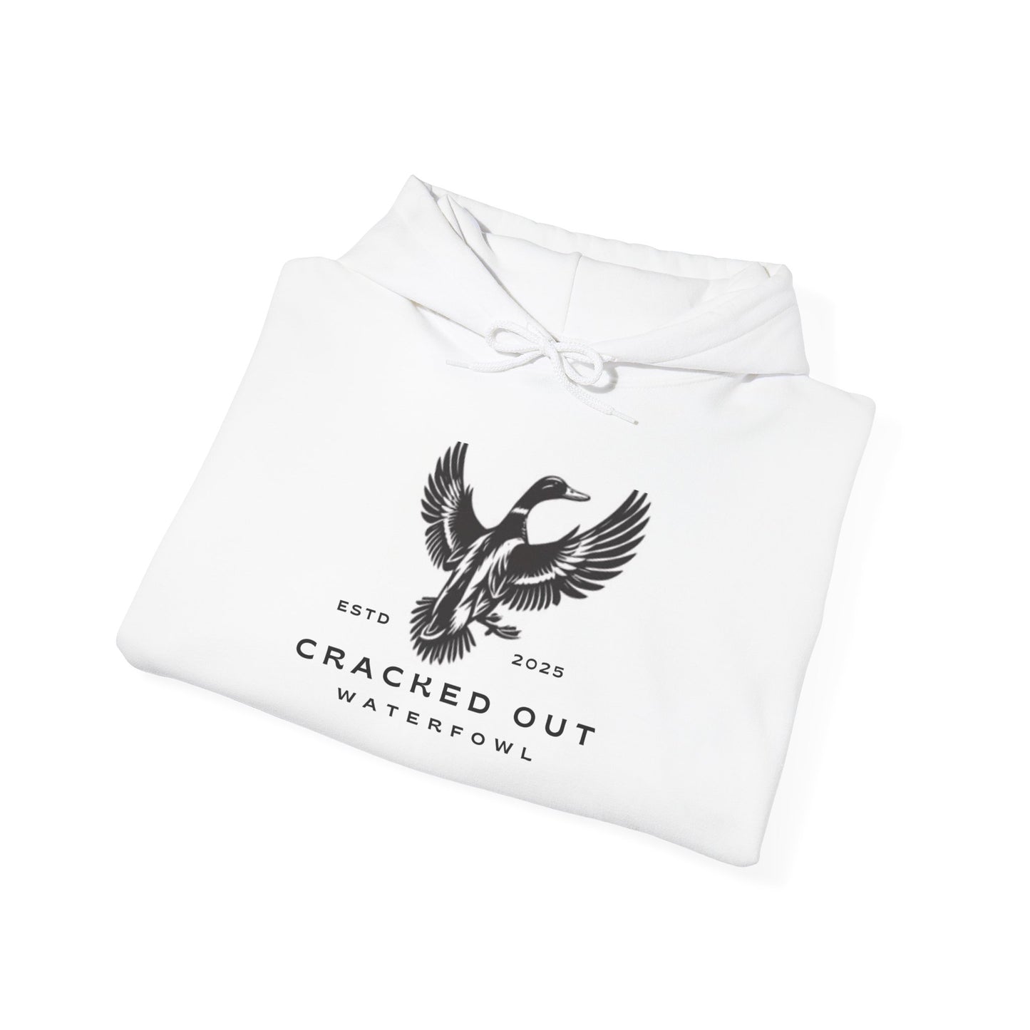 cracked out waterfowl original hoodie